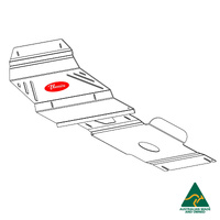 Vonnies Heavy Duty Bash Plates Grey (1st & 2nd) For Toyota Hilux N70/KUN26R 2005-2015