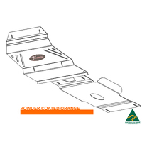Vonnies Heavy Duty Bash Plates Orange (1st & 2nd) For Toyota Hilux KUN26R 2005-2015
