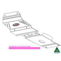 Vonnies Heavy Duty Bash Plates Pink (1st & 2nd) For Toyota Hilux KUN26R 2005-2015