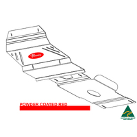 Vonnies Heavy Duty Bash Plates Red (1st & 2nd) For Toyota Hilux KUN26R 2005-2015