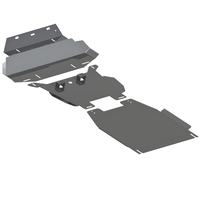Vonnies Heavy Duty Bash Plates Grey (1st/2nd/3rd) For Toyota Hilux N80 GGN126R 2015-ON