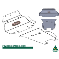 Vonnies Heavy Duty Bash Plates Green (1st & 2nd) For Toyota Hilux N80 GGN126R 2015-ON