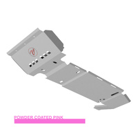 Vonnies Heavy Duty Bash Plates Pink (1st/2nd/3rd/4th) For Toyota Landcruiser 100 Series IFS Diesel 1998-2007