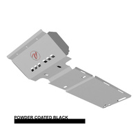 Vonnies Heavy Duty Bash Plates Black (1st/2nd/3rd) For Toyota Landcruiser 100 Series IFS Diesel 1998-2007