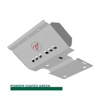 Vonnies Heavy Duty Bash Plates Green (1st & 2nd) For Toyota Landcruiser 100 Series IFS Diesel 1998-2007