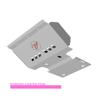 Vonnies Heavy Duty Bash Plates Pink (1st & 2nd) For Toyota Landcruiser 100 Series IFS Petrol 1998-2007