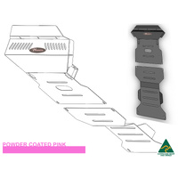 Vonnies Heavy Duty Bash Plate White (1st/2nd/3rd) For Toyota Prado 90/95 Series Petrol 1996-2003