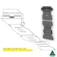 Vonnies Heavy Duty Bash Plate Yellow (1st & 2nd) For Toyota Prado 90/95 Series Petrol 1996-2003