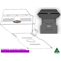 Vonnies Heavy Duty Bash Plate Purple (1st) For Toyota Prado 90/95 Series Petrol 1996-2003
