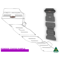 Vonnies Heavy Duty Bash Plate Purple (1st & 2nd) For Toyota Prado 90/95 Series Diesel 1996-2003