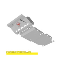 Vonnies Heavy Duty Bash Plates Yellow (1st/2nd/3rd) For Toyota Prado 120 Series Petrol 2002-2009