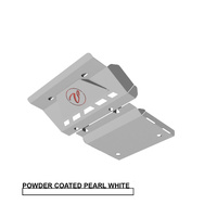 Vonnies Heavy Duty Bash Plates White (1st & 2nd) For Toyota Prado 120 Series Petrol 2002-2009