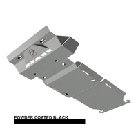 Vonnies Heavy Duty Bash Plates Black (1st/2nd/3rd) For Toyota Prado 150 Series 2009-On