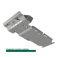 Vonnies Heavy Duty Bash Plates Green (1st/2nd/3rd) For Toyota Prado 150 Ser. Fact. Alloy Bar 2009-On