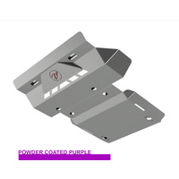 Vonnies Heavy Duty Bash Plates Purple (1st & 2nd) For Toyota Prado 150 Ser. Fact. Alloy Bar 2009-On