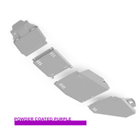 Vonnies Heavy Duty Bash Plates Purple (1st/2nd/3rd/4th) For Toyota Landcruiser 300 Series 2022-On