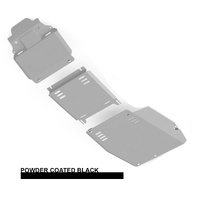 Vonnies Heavy Duty Bash Plates Black (1st/2nd/3rd) For Toyota Landcruiser 300 Series 2022-On