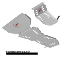 Vonnies Heavy Duty Bash Plates with Diff Guard Black (Complete) For Jeep Grand Cherokee WK2 2011-2020