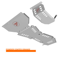 Vonnies Heavy Duty Bash Plates with Diff Guard Orange (Complete) For Jeep Grand Cherokee WK2 2011-2020