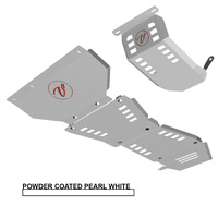 Vonnies Heavy Duty Bash Plates with Diff Guard White (Complete) For Jeep Grand Cherokee WK2 2011-2020