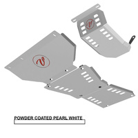 Vonnies Heavy Duty Bash Plates with Diff Guard White (1st/2nd/3rd) For Jeep Grand Cherokee WK2 2011-2020