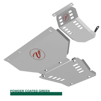 Vonnies Heavy Duty Bash Plates with Diff Guard Green (1st & 2nd) For Jeep Grand Cherokee WK2 2011-2020