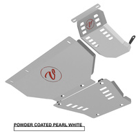 Vonnies Heavy Duty Bash Plates with Diff Guard White (1st & 2nd) For Jeep Grand Cherokee WK2 2011-2020