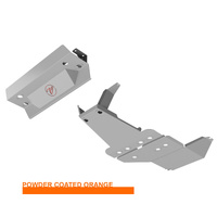 Vonnies Heavy Duty Bash Plates Orange (1st/2nd/3rd) For Jeep Wrangler JK SWB 2007-2018