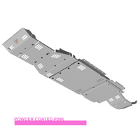 Vonnies Heavy Duty Bash Plates Pink Full Kit Inc. Battery Plate For BYD Shark 6 2024-On