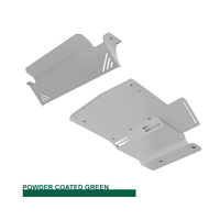 Vonnies Heavy Duty Bash Plates Green (1st & 2nd) For Nissan Patrol GU 3L & 4.5L 1997-ON