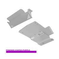 Vonnies Heavy Duty Bash Plates Purple (1st & 2nd) For Nissan Patrol GU 3L & 4.5L 1997-ON
