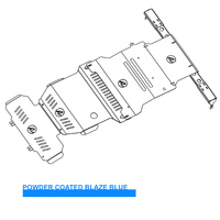 Vonnies Heavy Duty Bash Plates Blue (1st/2nd/3rd/4th) For Nissan Patrol Y62 Series 5 Onwards 2020-ON
