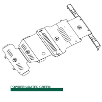 Vonnies Heavy Duty Bash Plates Green (1st/2nd/3rd/4th) For Nissan Patrol Y62 Series 5 Onwards 2020-ON
