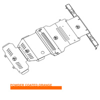 Vonnies Heavy Duty Bash Plates Orange (1st/2nd/3rd/4th) For Nissan Patrol Y62 Series 5 Onwards 2020-ON