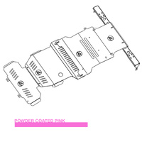 Vonnies Heavy Duty Bash Plates Pink (1st/2nd/3rd/4th) For Nissan Patrol Y62 Series 5 Onwards 2020-ON
