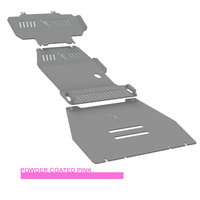 Vonnies Heavy Duty Bash Plates Pink (1st/2nd/3rd) For Nissan Patrol Y62 Series 5 Onwards 2020-ON
