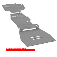 Vonnies Heavy Duty Bash Plates Red (1st/2nd/3rd) For Nissan Patrol Y62 Series 5 Onwards 2020-ON