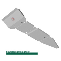 Vonnies Heavy Duty Bash Plates Green (1st/2nd/3rd/4th) For Nissan R51 Pathfinder 2005-2013
