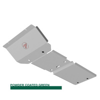 Vonnies Heavy Duty Bash Plates Green (1st/2nd/3rd) For Nissan R51 Pathfinder 2005-2013