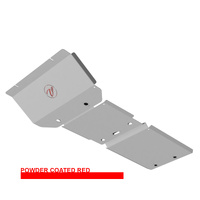 Vonnies Heavy Duty Bash Plates Red (1st/2nd/3rd) For Nissan R51 Pathfinder 2005-2013