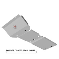 Vonnies Heavy Duty Bash Plates White (1st/2nd/3rd) For Nissan R51 Pathfinder 2005-2013