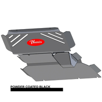 Vonnies Heavy Duty Bash Plates Black (1st/2nd/3rd) For Ford Ranger PX1/PX2/PX3 2012-ON