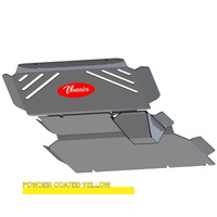 Vonnies Heavy Duty Bash Plates Yellow (1st & 2nd) For Ford Ranger PX1/PX2/PX3 2012-2021