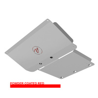 Vonnies Heavy Duty Bash Plates Red (1st & 2nd) For Ford Next Gen Ranger V6 2022-On