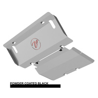 Vonnies Heavy Duty Bash Plates Green (1st & 2nd) For Mistubishi Pajero NW 2012-2015