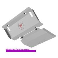 Vonnies Heavy Duty Bash Plates Purple (1st & 2nd) For Mistubishi Pajero NX 2015-2021