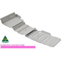 Vonnies Heavy Duty Bash Plates Pink (1st/2nd/3rd) For Mitsubishi Pajero Sport QE 2015-On