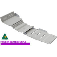 Vonnies Heavy Duty Bash Plates Purple (1st/2nd/3rd) For Mitsubishi Pajero Sport QE 2015-On