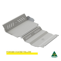 Vonnies Heavy Duty Bash Plates Yellow (1st & 2nd) For Mitsubishi Pajero Sport QE/QF/QG 2015-On