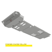 Vonnies Heavy Duty Bash Plates Yellow (1st/2nd/3rd/4th) For Isuzu MU-X Series 2 7/2021-On